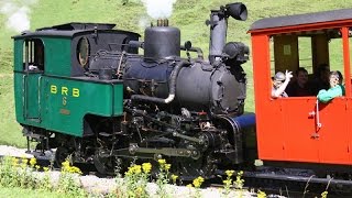 BRB Brienz Rothorn Bahn Locomotives à vapeur H6 et H7 [upl. by Xino773]