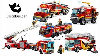 Top 5 LEGO City Fire Truck  Lego Speed Buildfor Collectors [upl. by Emearg]