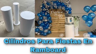 Como Hacer Mesas Cilíndricas Para Fiestas🪅 [upl. by Tierell296]