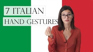 👍 🇮🇹 Learn about these 7 ITALIAN hand GESTURES and how to use them properly [upl. by Ardnuasal]