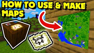 How to USE amp MAKE MAPS in Minecraft 116120  Cartography Table  FULL GUIDE Minecraft Tutorial [upl. by Kariotta462]