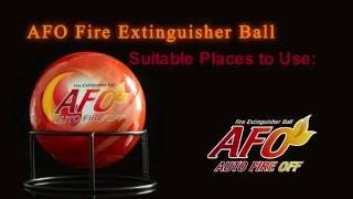 AFO Fully Automatic Fire Extinguisher Ball [upl. by Ahtenak]