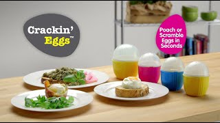 Crackin Eggs microwave egg cooker [upl. by Analli]