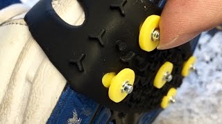 Snow Ice Anti Slip Spikes Grips Cleats Shoes Cover [upl. by Oak]