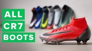 ALL CR7 CHAPTER BOOTS  New Chapter 7 football boots for Ronaldo [upl. by Fillbert]