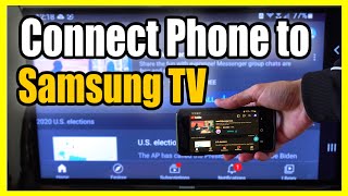 How to Connect Android Phone to Samsung Smart TV Fast Method [upl. by Ahsiet264]