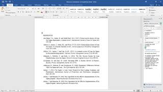 How to Link intext citation to reference in Microsoft Word hyperlinks [upl. by Lahsiv]