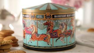 Fortnums Magical Merry Go Round Biscuit Tin [upl. by Asilam]