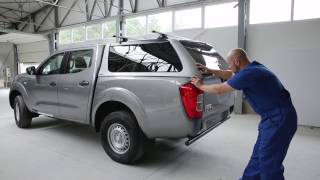 Hardtop Installation  Nissan NP300 DC RH04  version 2 [upl. by Airetak]