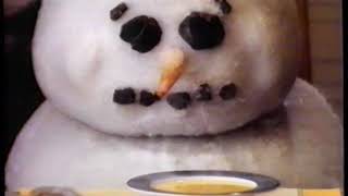 1993 Campbells Soup quotMelting Snowmanquot TV Commercial [upl. by Annahaj]