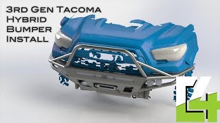 3rd Gen Tacoma Hybrid Bumper Install [upl. by Fagin]