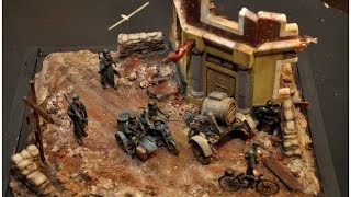 quotWehrmachts Finalquot Diorama Build in 135 [upl. by Ahtekahs]