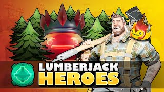 LUMBERJACK HEROES MAP FORTNITE CREATIVE  FOREST GUARDIAN FIGHT EGGS QUESTS SECRET AREA [upl. by Ydnem]