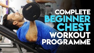 Complete Beginner Chest Workout  FitMuscle TV [upl. by Ettelloc]