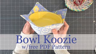 Bowl Koozie with FREE PDF Pattern [upl. by Nivrek618]