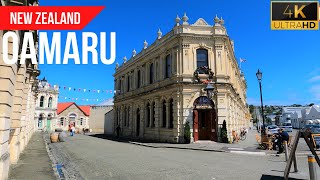 Oamaru New Zealand  4K Walking Tour [upl. by Nyliak702]