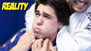 Brazilian Jiu Jitsu Expectations VS Reality  LiveTheMachLife [upl. by Graubert]