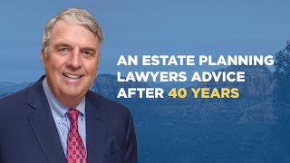 40 Years of Estate Planning Advice Matt Dana  Dana Whiting Law [upl. by Olrac]