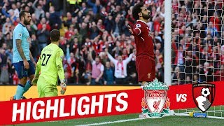 Highlights Liverpool 30 Bournemouth  Mane Salah amp Firmino on target again [upl. by Enitnemelc]