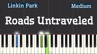 Linkin Park  Roads Untraveled Piano Tutorial  Medium [upl. by Tommy279]