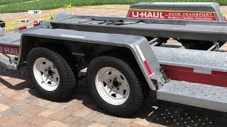 Uhaul Auto Transport Car Hauler Trailer [upl. by Yesnik101]