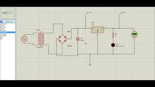 Power Supply Simulation on Proteus [upl. by Leiram151]