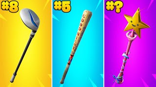 30 BEST TRYHARD Fortnite Pickaxes [upl. by Oigaib]