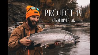 Project 49  Fly Fishing Kenai River Alaska [upl. by Ennovoj]