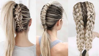 7 Cool and Pretty Braids  Hairstyle Tutorial DIY [upl. by Neile]