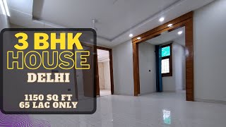 Best 3 BHK FlatHouse in South Delhi Malviya Nagar at Just 65 Lac  Lift Parking Roof Available [upl. by Nigle]