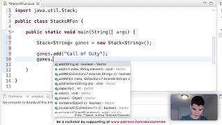 Stack Java Tutorial 65 [upl. by Avlasor545]