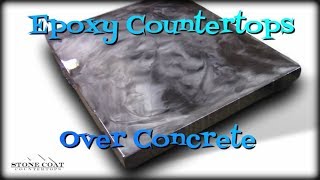 Epoxy Countertops Over Concrete [upl. by Tuinenga]