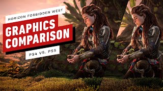 Horizon Forbidden West Graphics Comparison PS4 vs PS5 [upl. by Hirza]