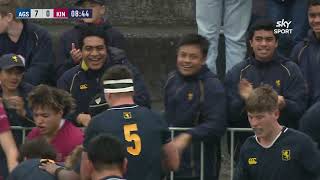 Secondary Schools Rugby Auckland Grammar v Kings College Full Game 2021 [upl. by Yecart]