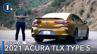 2021 Acura TLX Type S Review Back In The Groove [upl. by Adnahsed]