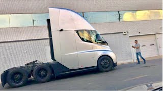 We ran into the Tesla Semi today [upl. by Clive]