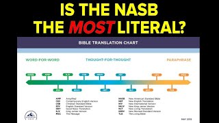 THE MOST LITERAL TRANSLATION  A look at Bible Charts and the NASB [upl. by Tabby4]