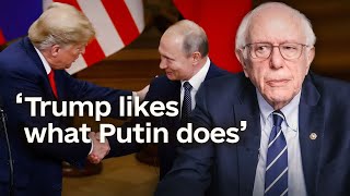 Bernie Sanders on Trump’s alignment with Russia [upl. by Ettigdirb695]