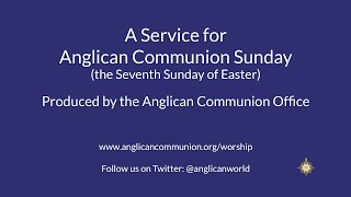 Service For Anglican Communion Sunday [upl. by Naelcm]