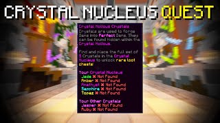 Crystal Nucleus Quest Guide Hypixel Skyblock [upl. by Ewold]