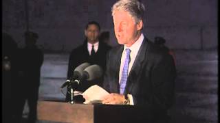 Pres Clintons Remarks on Kyoto Protocol on Climate Change 1997 [upl. by Jacinda20]