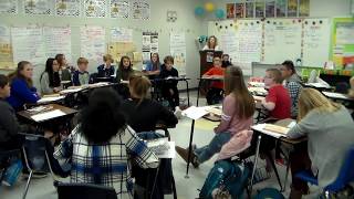 Socratic Seminar in the 7th grade ELA Classroom [upl. by Anema]