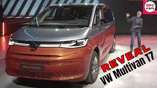 2022 VW Multivan T7 Reveal  Volkswagen [upl. by Ynotna230]