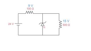 Zener as a voltage regulator [upl. by Saisoj]