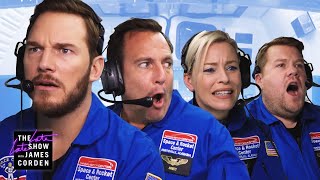 Astronaut Training w Chris Pratt Elizabeth Banks amp Will Arnett [upl. by Assiram]