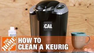 How to Clean a Keurig  The Home Depot [upl. by Sedgewake]