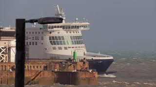 Ferry DoverCalais STORM [upl. by Merce]