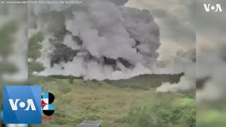 Timelapse Footage of Eruption From Inside Taal Volcano [upl. by Herra]