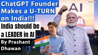 Video of ChatGPT Founder Accepting that Indian can be a World Leader Goes Viral [upl. by Gerrit]