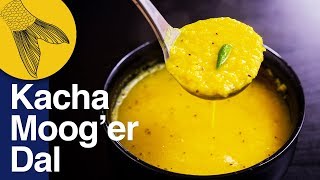 Kacha Moong Dal Recipe—Quick amp Easy Bengali Dal Recipe for the Hot Summers [upl. by Gwendolin]